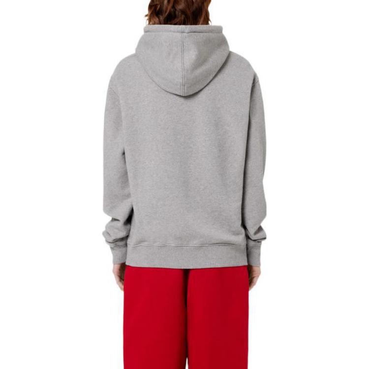 AMI Paris FW22 Heart Logo Hoodie Unisex in Ash Gray. BFUSW200730-055 圖 5