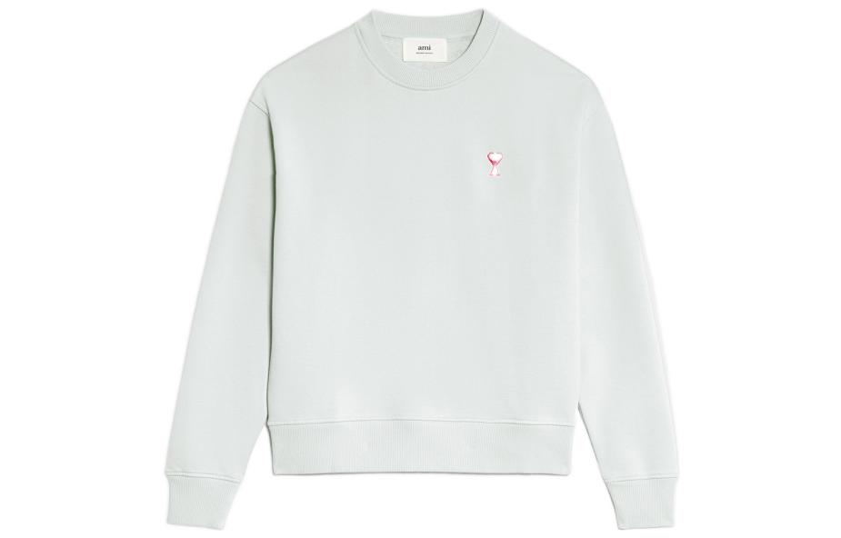 Order Sudadera Unisex AMI Paris FW22 Logo Corazón Verde Claro USW001730-302