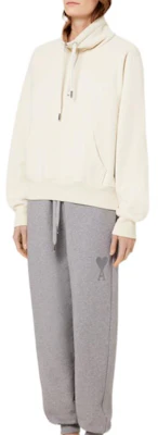 AMI Paris FW22 Logo Sulam Hoodie Half-Zip Uniseks Off-White. USW502747150 Purchase AMI Paris FW22 Logo Sulam Hoodie Half-Zip Uniseks Off-White. USW502747150