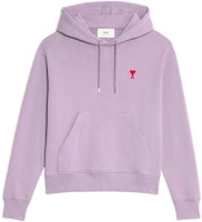 AMI PARIS FW22 Purple Heart Logo Embroidered Hoodie Men USW200-730503 AMI PARIS FW22 Purple Heart Logo Embroidered Hoodie Men USW200-730503