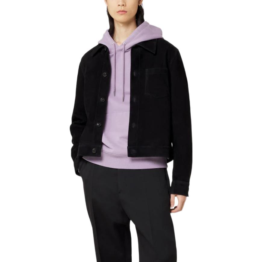 Lookbook AMI PARIS FW22 パープルハートロゴ刺繍入りフーディ メンズ USW200-730503