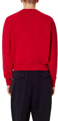 AMI PARIS FW22 紅色字母Logo印花情侶款圓領衛衣 USW010747-600 Purchase AMI PARIS FW22 紅色字母Logo印花情侶款圓領衛衣 USW010747-600