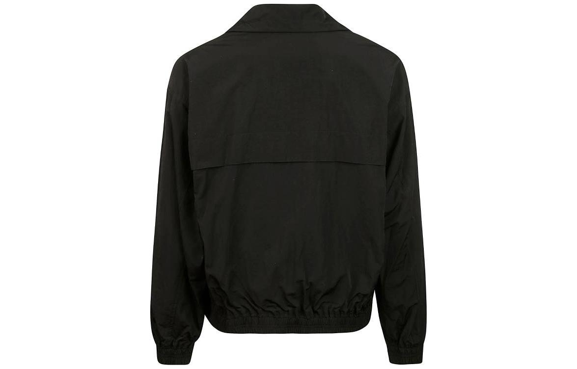 AMI PARIS FW22 Solid Color Zip-Up Drawstring Jacket Black Mens H22UJK045276-001 圖 3