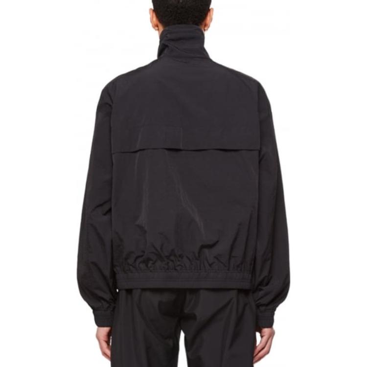 AMI PARIS FW22 Solid Color Zip-Up Drawstring Jacket Black Mens H22UJK045276-001 圖 6