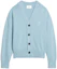 Order Suéter Azul de Manga Larga con Botones Sencillos AMI Paris FW22 UKC008016-464