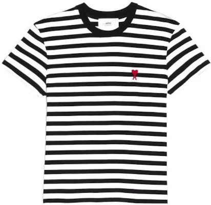 AMI Paris FW22 Kemeja-T Kapas Uniseks Berjalur Hati Multicolor UTS013074-004 Buy AMI Paris FW22 Kemeja-T Kapas Uniseks Berjalur Hati Multicolor UTS013074-004