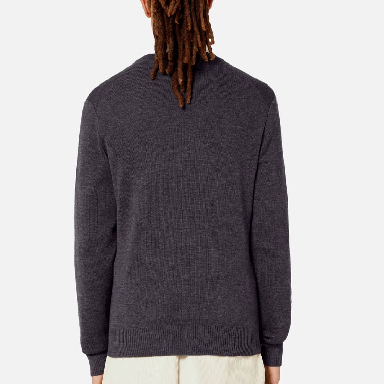 AMI Paris FW22 Unisex Grey Crewneck Sweater with Logo Embroidery. HKS001001-055 圖 4