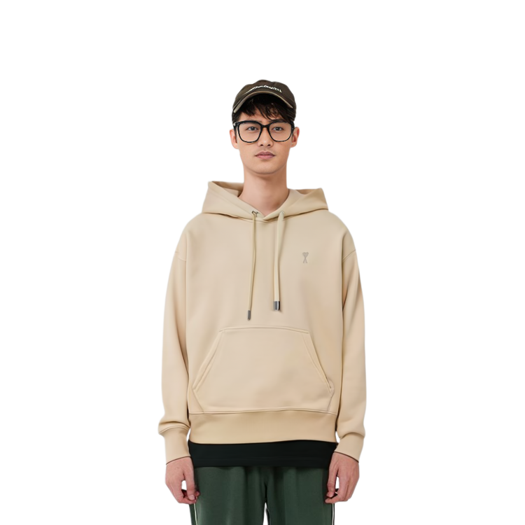 AMI PARIS FW22 White Solid Pullover Sweatshirt USW212740150 圖 6