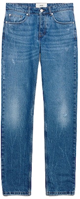 Jeans Rectos Indigo Vintage Lavados AMI Paris FW23. HTR001DE0016480 Buy Jeans Rectos Indigo Vintage Lavados AMI Paris FW23. HTR001DE0016480