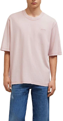 AMI Paris FW23 Baju-T Crewneck Logo Sulam Unisex Nude Pink UTS016JE0051679 Lookbook AMI Paris FW23 Baju-T Crewneck Logo Sulam Unisex Nude Pink UTS016JE0051679