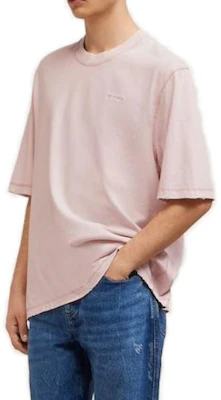 AMI Paris FW23 Baju-T Crewneck Logo Sulam Unisex Nude Pink UTS016JE0051679 Purchase AMI Paris FW23 Baju-T Crewneck Logo Sulam Unisex Nude Pink UTS016JE0051679