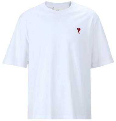 아미 파리 FW23 로고 프린트 크루넥 반팔 티셔츠 화이트 BFUTS005726-100 Order 아미 파리 FW23 로고 프린트 크루넥 반팔 티셔츠 화이트 BFUTS005726-100