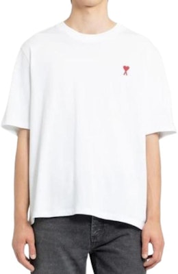 아미 파리 FW23 로고 프린트 크루넥 반팔 티셔츠 화이트 BFUTS005726-100 Purchase 아미 파리 FW23 로고 프린트 크루넥 반팔 티셔츠 화이트 BFUTS005726-100