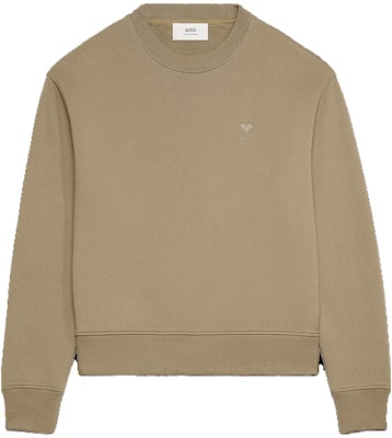 AMI Paris FW23 橄欖綠繡心形標誌棉質衛衣 USW003730-281 Order AMI Paris FW23 橄欖綠繡心形標誌棉質衛衣 USW003730-281