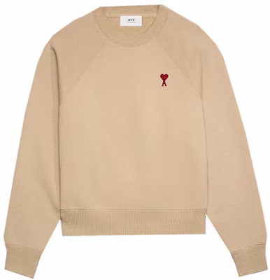 Sweater AMI PARIS FW23 Logo Hati Merah Raglan Cotton Crewneck Champagne Unisex USW005747265 Buy Sweater AMI PARIS FW23 Logo Hati Merah Raglan Cotton Crewneck Champagne Unisex USW005747265
