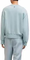 Shop AMI PARIS FW23 Unisex Designer Washed Cotton Casual Pullover Sweatshirt Blue. USW016JE0052468