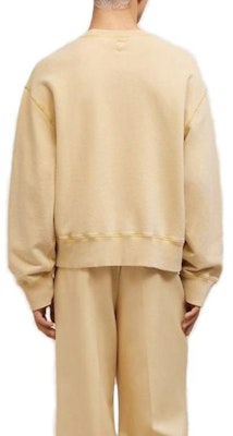 AMI Paris FW23 男女同款洗滌棉質套頭衛衣 香草奶油色 USW016JE0052718 Shop AMI Paris FW23 男女同款洗滌棉質套頭衛衣 香草奶油色 USW016JE0052718