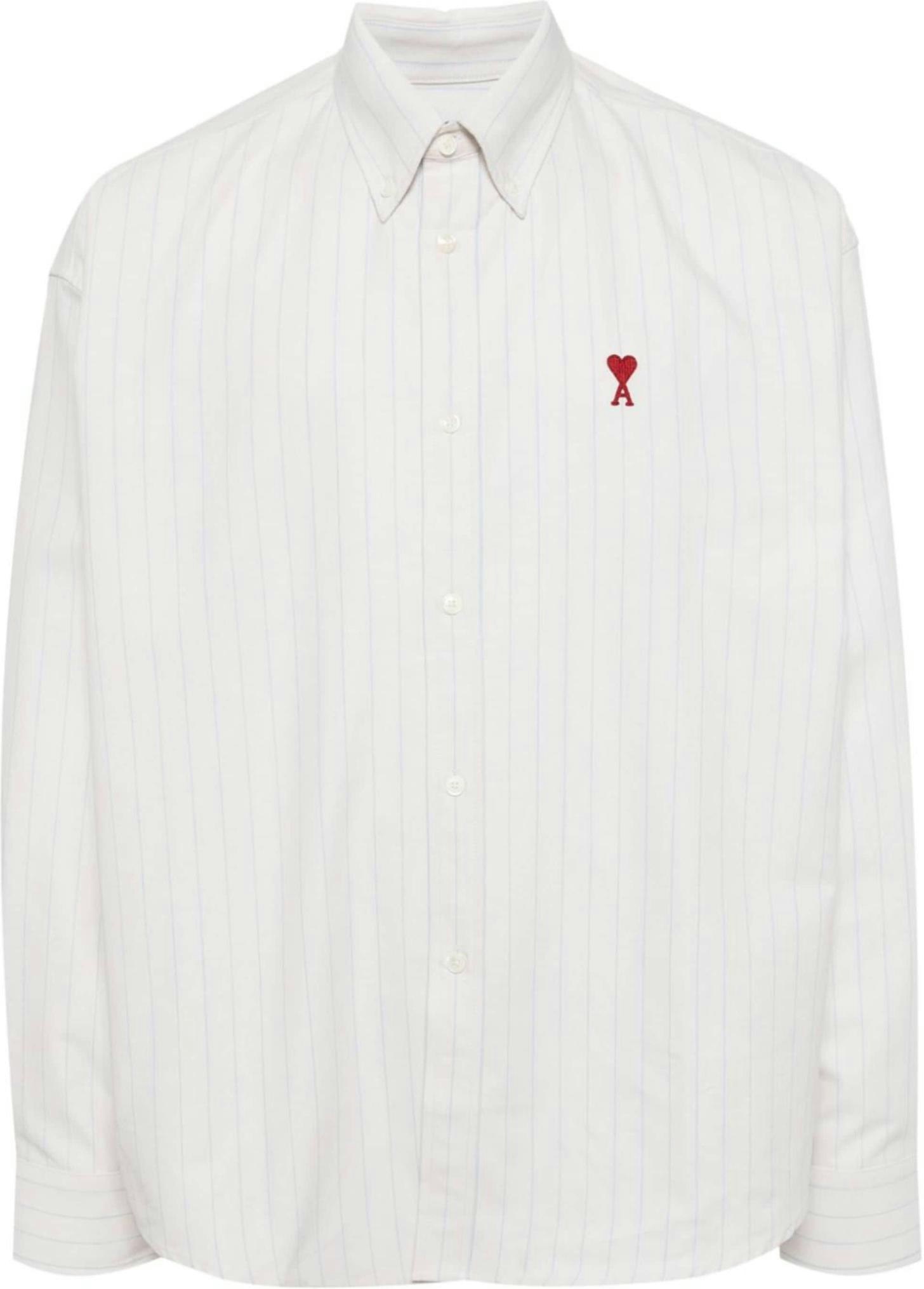 ami-paris-fw-24-white-striped-long-sleeve-relaxed-fit-shirt-e24-ush-130-co-0067-white
