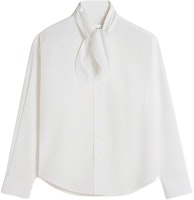 AMI Paris FW24 Unisex White Button-Up Long Sleeve Shirt USH104CO0063-100 AMI Paris FW24 Unisex White Button-Up Long Sleeve Shirt USH104CO0063-100
