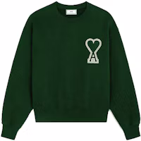 Order AMI PARIS 綠色心形Logo長袖大學T 經典款式. A20HJ037-747