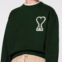Purchase AMI PARIS 綠色心形Logo長袖大學T 經典款式. A20HJ037-747