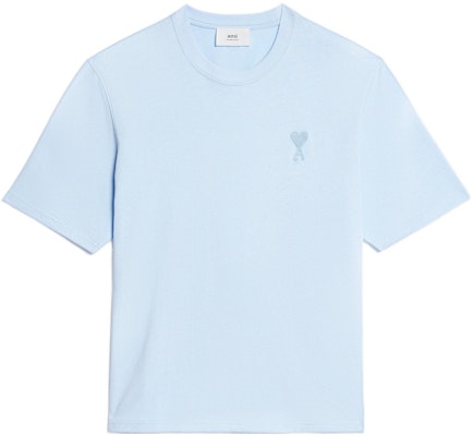 AMI Paris 愛心刺繡男女短袖圓領T恤 UTS004726-464 Order AMI Paris 愛心刺繡男女短袖圓領T恤 UTS004726-464