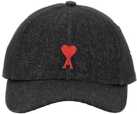 AMI Paris 黑色愛心Logo棒球帽 時尚休閒款 UCP213611031 Order AMI Paris 黑色愛心Logo棒球帽 時尚休閒款 UCP213611031