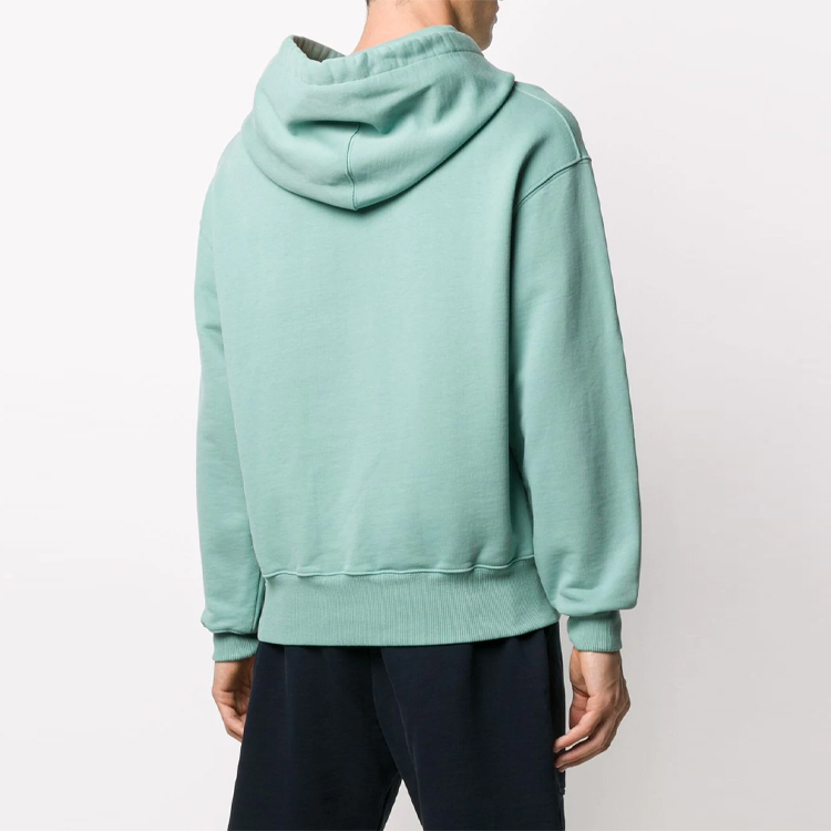 AMI Paris Heart Logo Classic Pullover Sweatshirt Unisex Green. E21HJ058747 圖 4