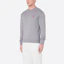 Shop AMI PARIS Baju Sejuk Crewneck Sulam Logo Hati Kelabu. A21HJ007730-055