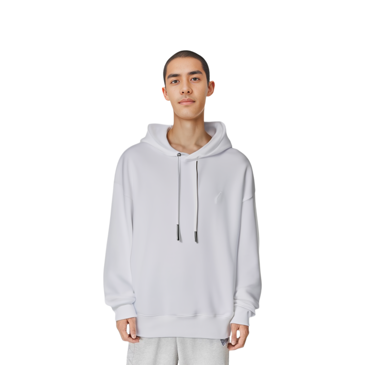 AMI PARIS Heart Logo Patch Hoodie  White H21HJ067749-100 圖 6