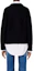 Shop AMI Paris Heart Wool V-Neck Sweater Unisex Hitam BFUKC0020181-009