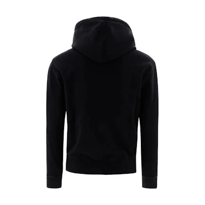 AMI PARIS Logo Embroidered Hoodie Black A20HJ008730-001