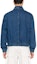 Shop AMI Paris Jaket Denim Oversized Bordir Logo Biru HJK020DE0031-BLUE