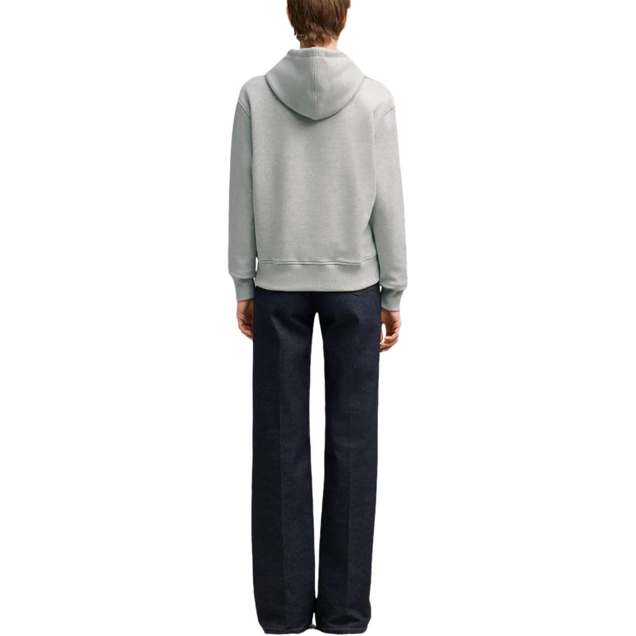 AMI PARIS Logo Print Hoodie Unisex Grey USW247730-GREY 圖 4