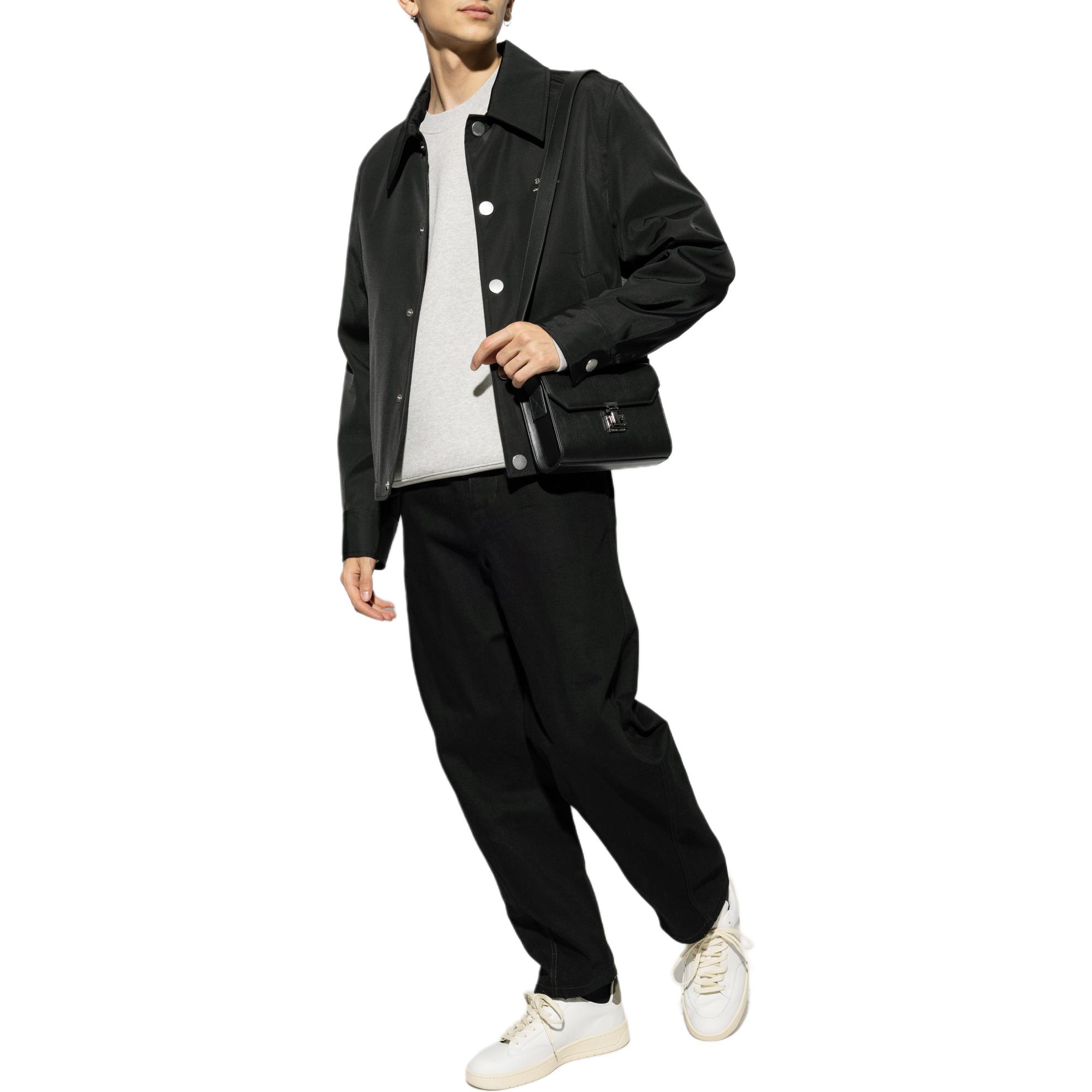 AMI PARIS Men’s Oversized Crewneck Sweatshirt Grey Long Sleeve Pullover USW0277490-951 圖 3