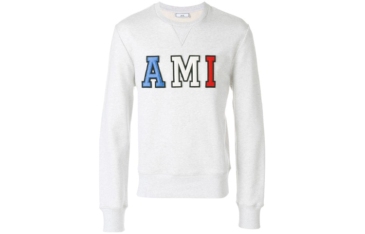 AMI PARIS Plain Crewneck Sweatshirt E18J023730-055