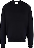 AMI PARIS Solid Blue Pullover Knitted Sweatshirt for Men. USW003730430 AMI PARIS Solid Blue Pullover Knitted Sweatshirt for Men. USW003730430