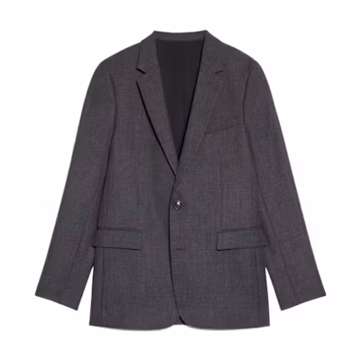 AMI PARIS Solid Color Blazer Jacket Unisex UBV001285050