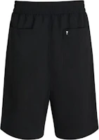 Lookbook AMI Paris Solid Color Elastic Waist Casual Shorts Men - Black HSO306VI0007-001