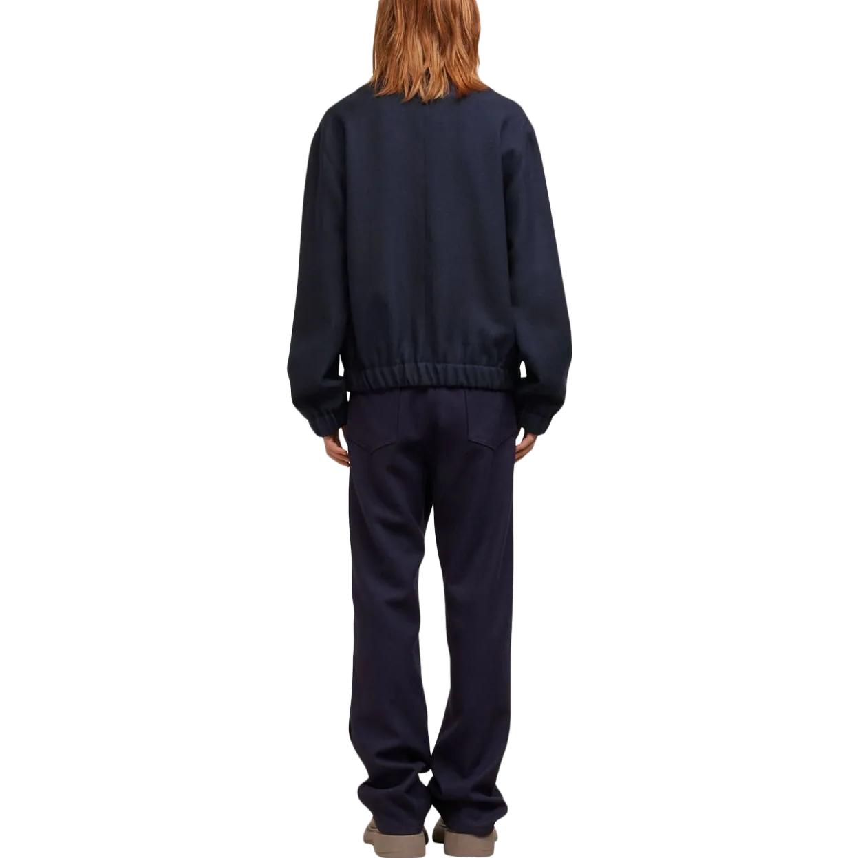 AMI Paris Solid Color Zip Jacket H23HJK014WV0018 圖 4