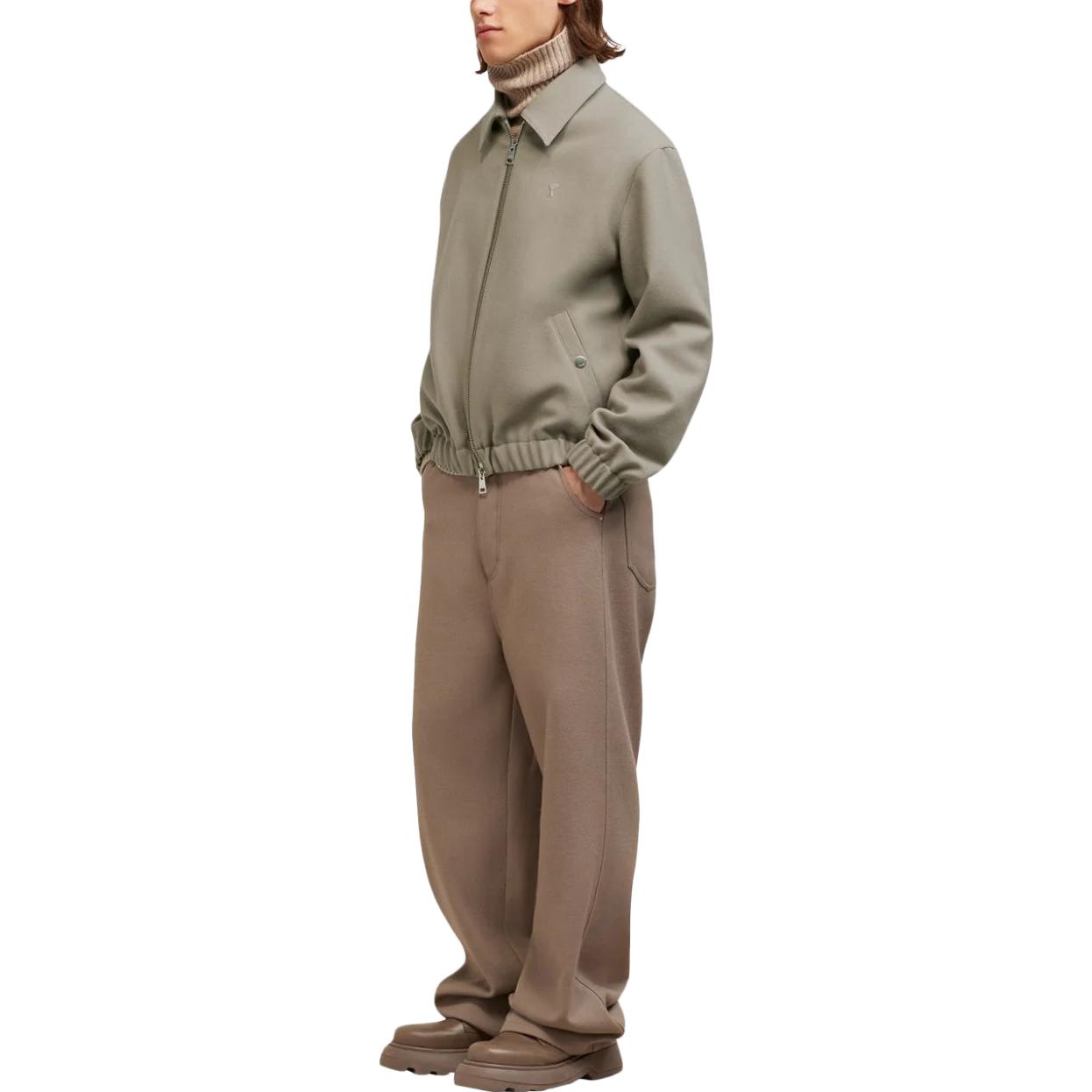 AMI Paris Solid Color Zip Jacket H23HJK014WV0018 圖 9