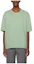 Buy AMI PARIS Solid Green Crewneck Short Sleeve T-Shirt SPUTS004726-327