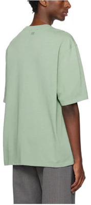 AMI PARIS Solid Green Crewneck Short Sleeve T-Shirt SPUTS004726-327 Lookbook AMI PARIS Solid Green Crewneck Short Sleeve T-Shirt SPUTS004726-327