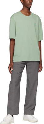 AMI PARIS Solid Green Crewneck Short Sleeve T-Shirt SPUTS004726-327 Shop AMI PARIS Solid Green Crewneck Short Sleeve T-Shirt SPUTS004726-327
