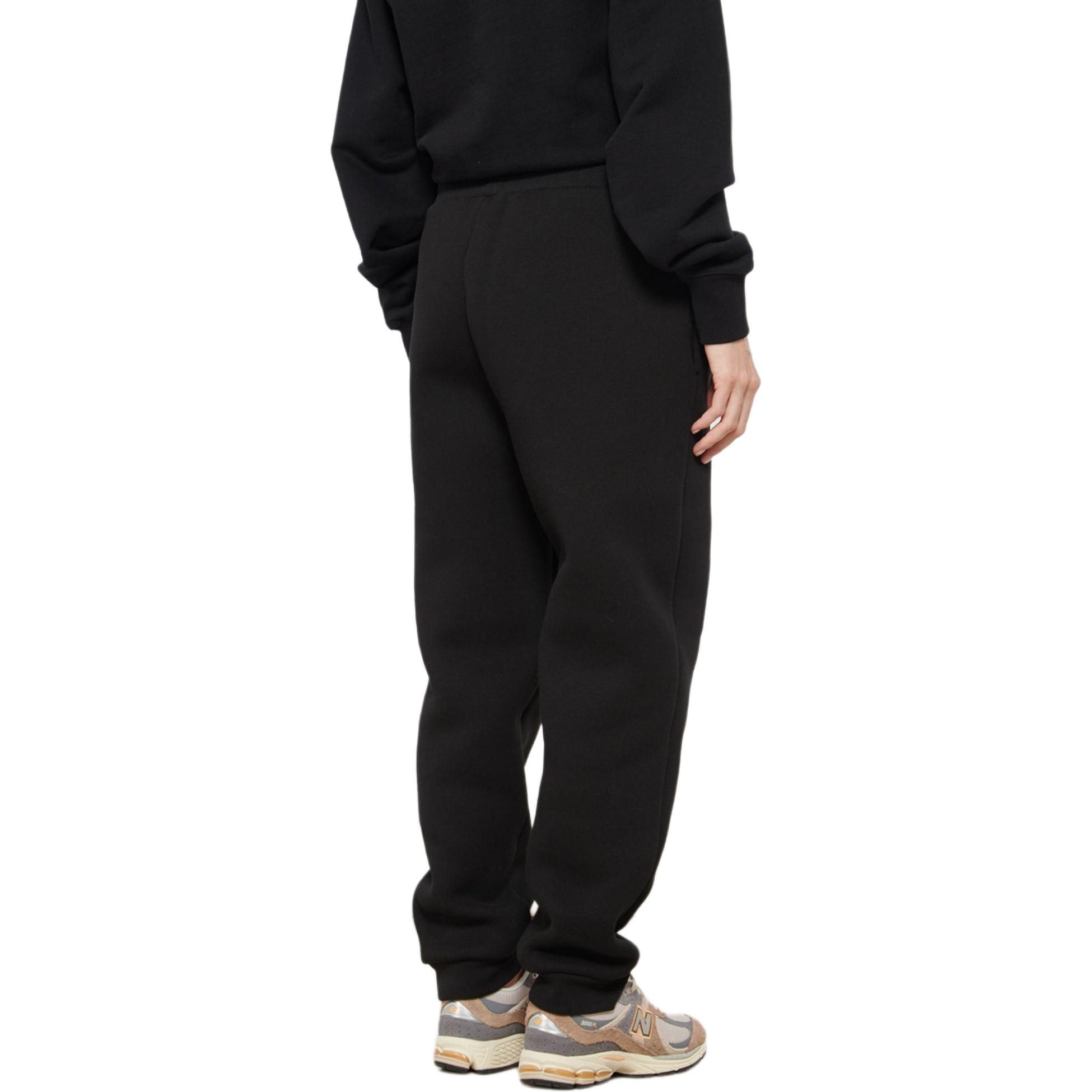 Purchase AMI Paris 솔리드 로고 자수 니트 조거 팬츠 유니섹스 블랙. UTR2257490-01