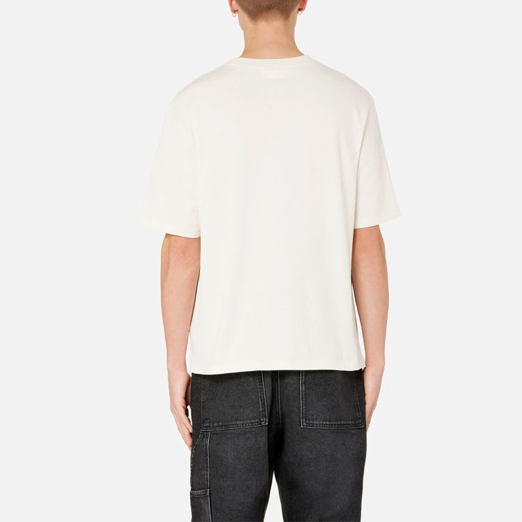 AMI Paris SS21 Heart Logo Embroidered White Crewneck T-Shirt SPEE21HJ141726-150 圖 4