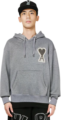 Sudadera Gris AMI PARIS SS21 con Logo de Corazón Contorno. A20HJ057747-055 Shop Sudadera Gris AMI PARIS SS21 con Logo de Corazón Contorno. A20HJ057747-055