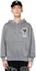 Shop Sudadera Gris AMI PARIS SS21 con Logo de Corazón Contorno. A20HJ057747-055