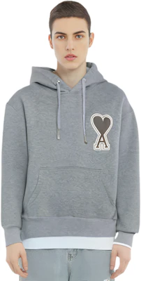 Sudadera Gris AMI PARIS SS21 con Logo de Corazón Contorno. A20HJ057747-055 Purchase Sudadera Gris AMI PARIS SS21 con Logo de Corazón Contorno. A20HJ057747-055