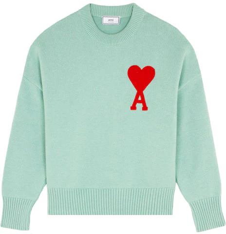 ami-paris-ss-21-oversized-heart-logo-crewneck-sweater-unisex-mint-green-e21-hk-009016-303